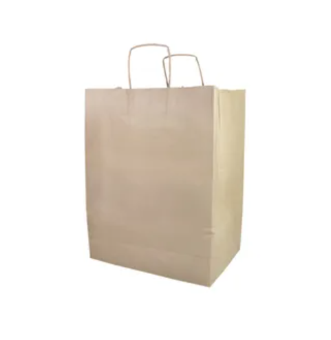 Bulk 14X10X15.5 Inches Kraft Paper Shopper Bag 200 Count