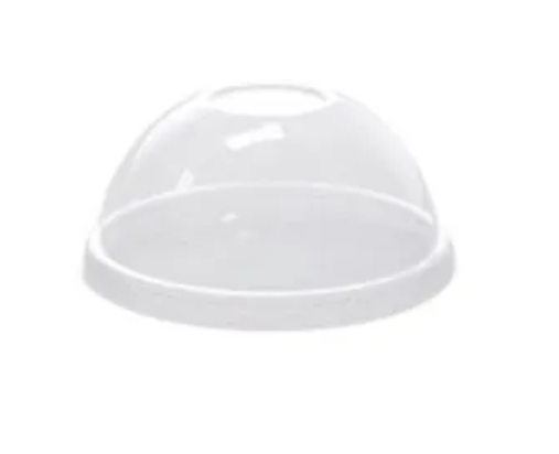 Choice 9 oz., 12 oz., 16 oz., 20 oz., 24 oz. Clear PET Dome Lid with