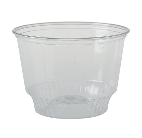 16 oz. Clear Disposable Plastic Cups with Dome Lids & Straws - 24 Ct.