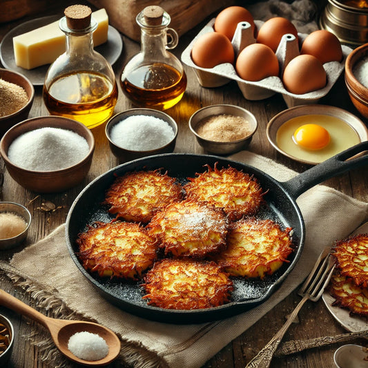 FARMER CHEESE LATKES