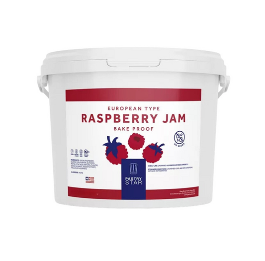 Bake Proof Raspberry Jam (No Seeds) 20 LBS-high fruit content