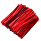 4-inch Red Twist Ties 2,000 pcs