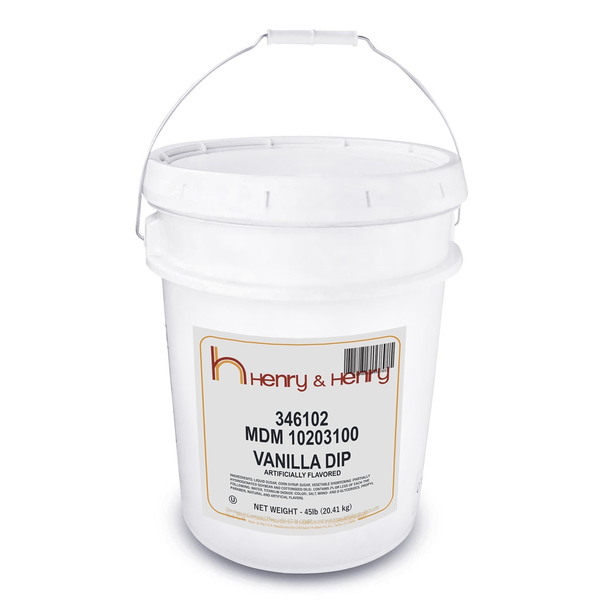 Bulk 45 lb Vanilla Dip at Wholesale Pricing – Bakers Authority